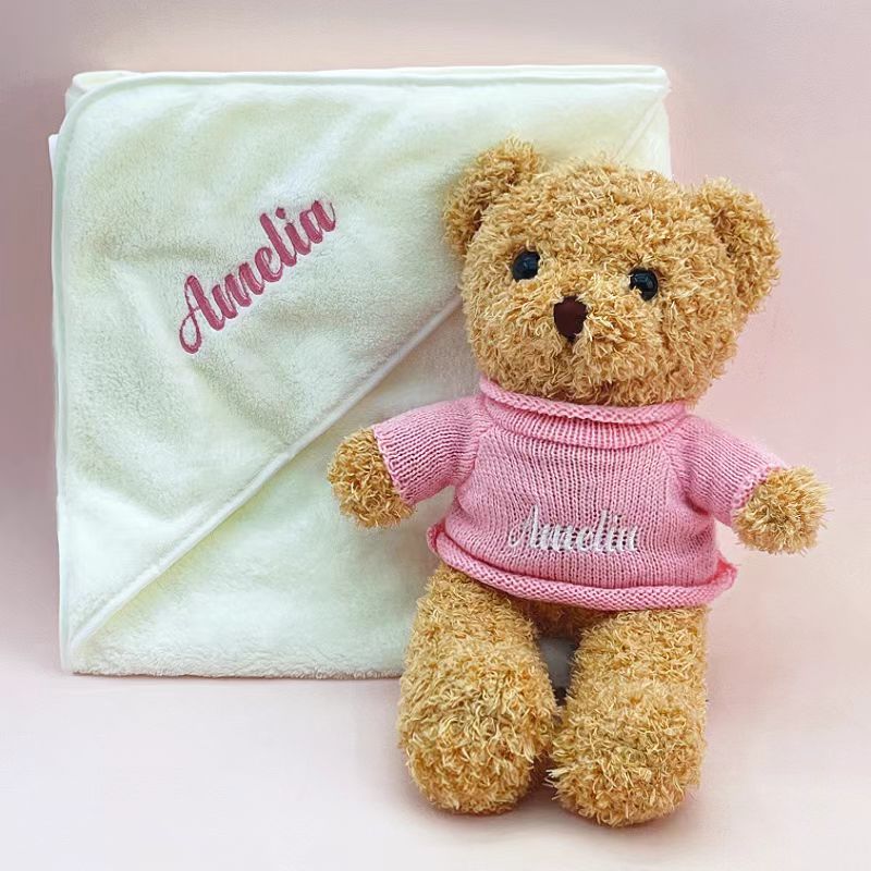 Personalized Embroidered 4-Piece Bundle